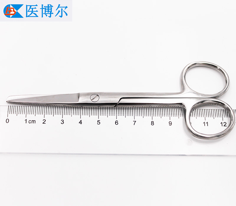 一边尖头一边圆头剪刀 护士剪 敷料剪12.5cm  14cm   16cm