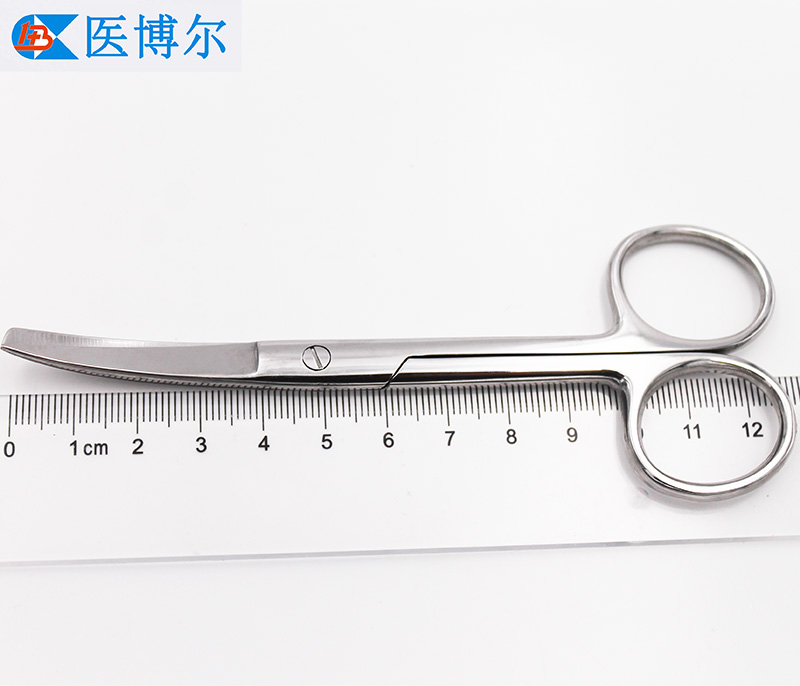 一边尖头一边圆头剪刀 护士剪 敷料剪12.5cm  14cm   16cm