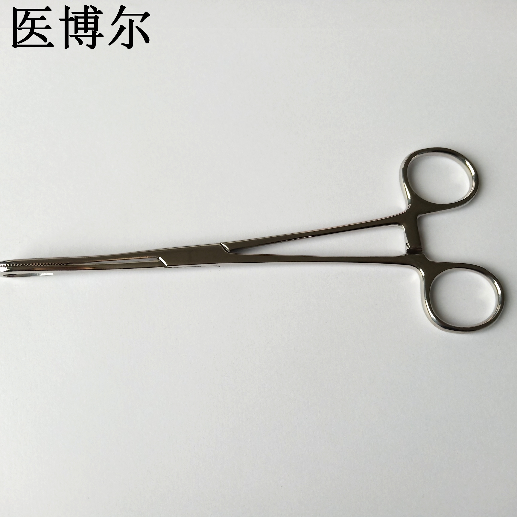 医用海绵钳/持物钳直有齿18cm