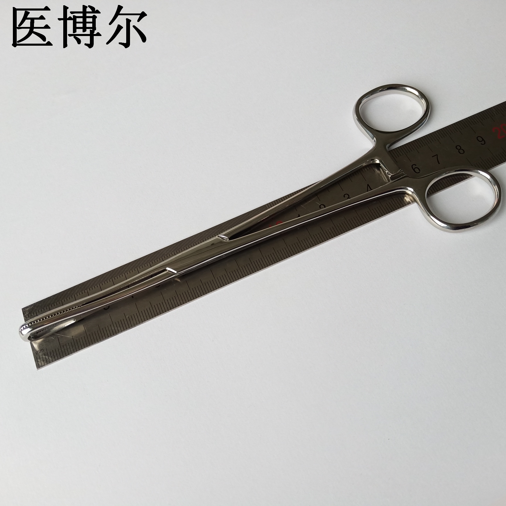 医用海绵钳/持物钳直有齿18cm
