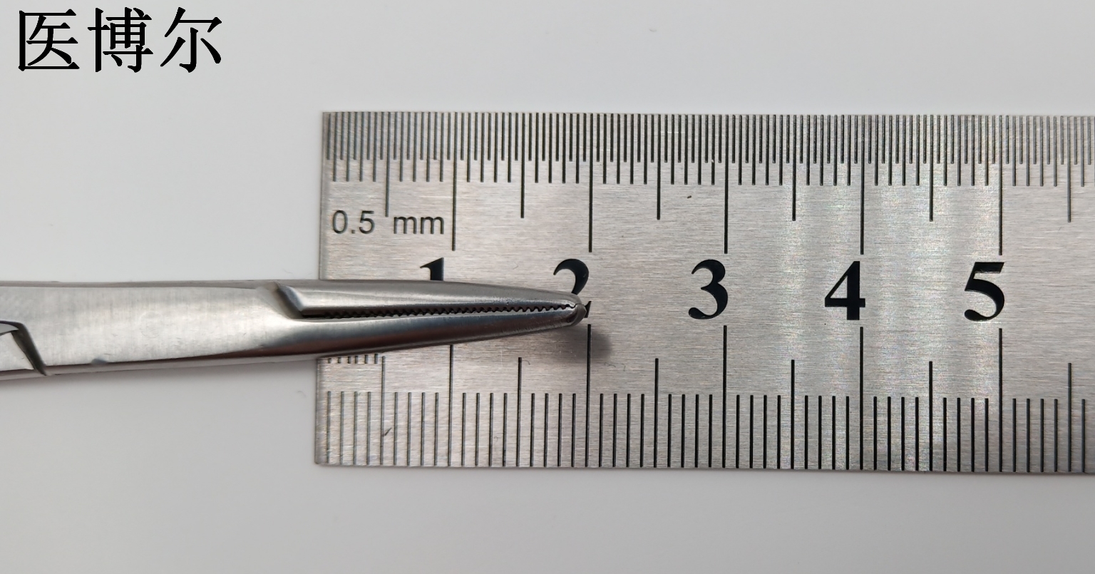 医用止血钳弯头哑光12.5cm