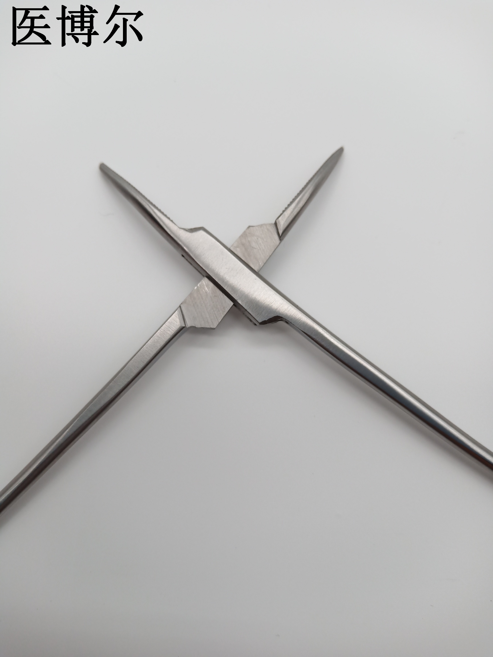 医用止血钳弯头哑光12.5cm