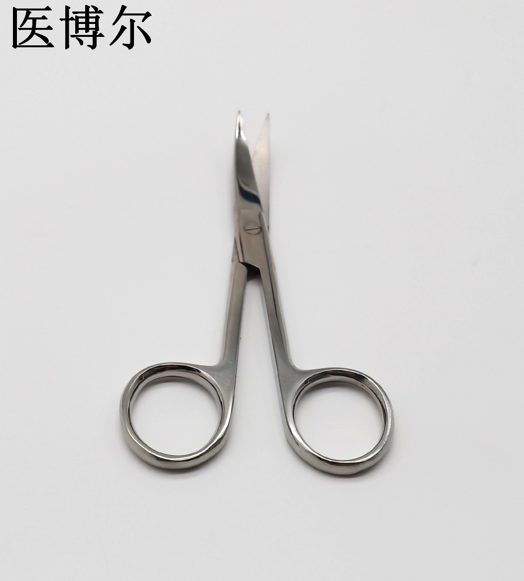 医用剪刀 线剪 弯尖 12.5cm