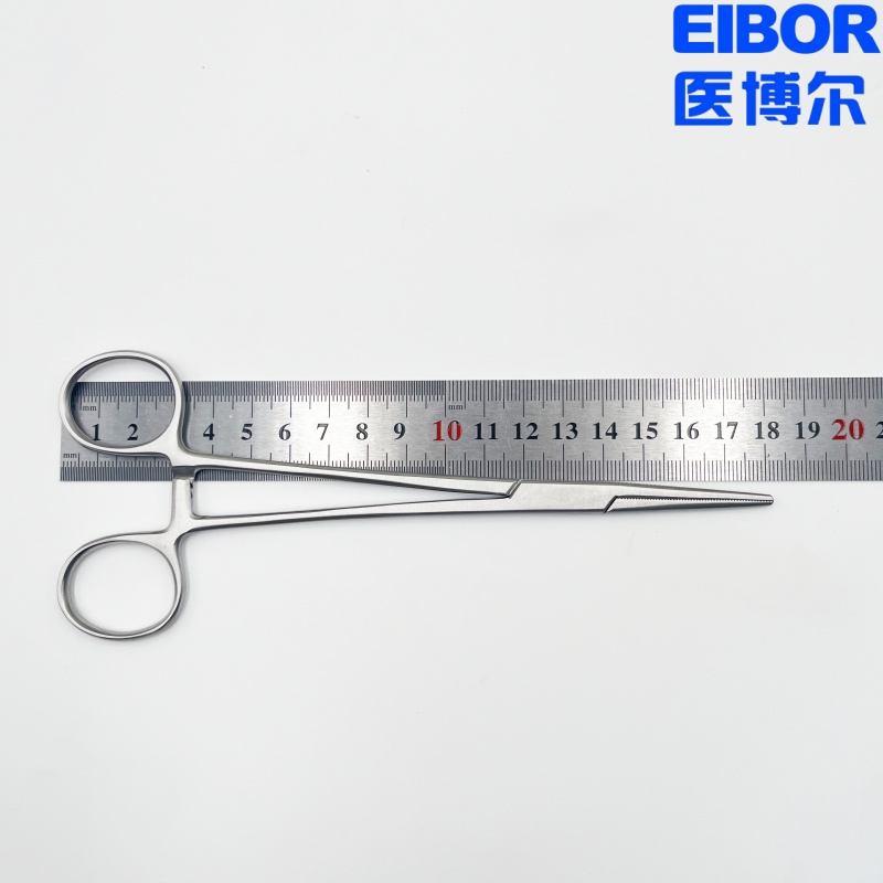 医用止血钳直头哑光18cm