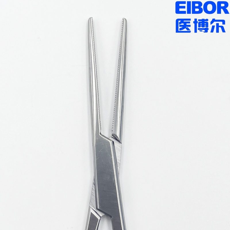 医用止血钳直头哑光16cm