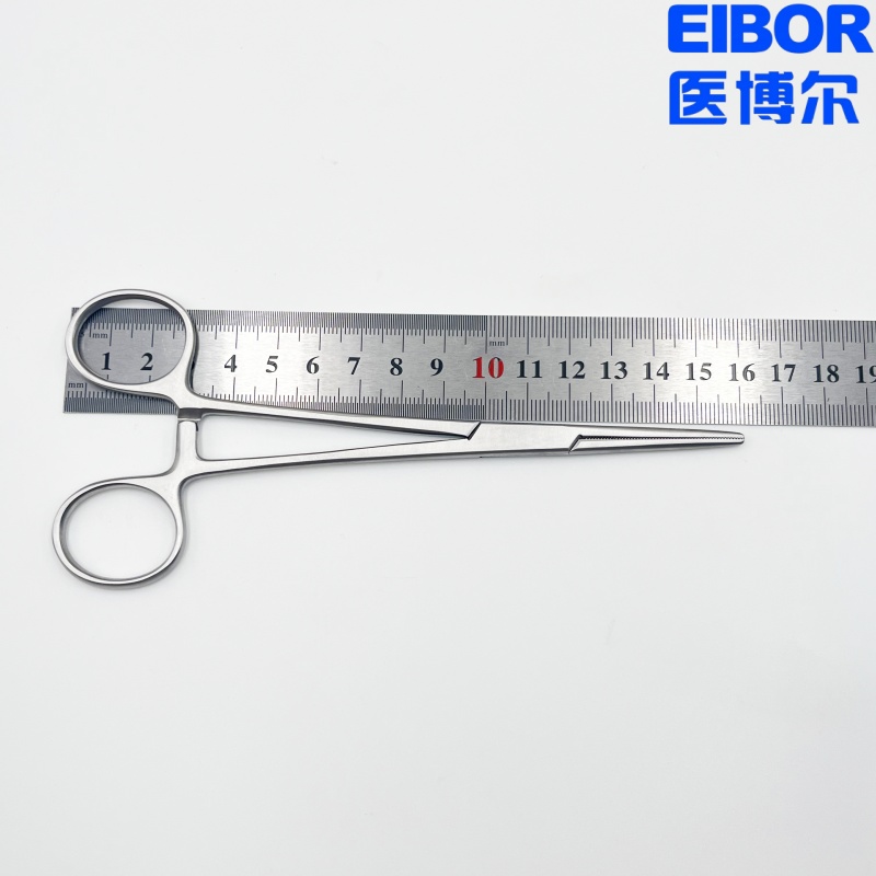 医用止血钳直头哑光16cm