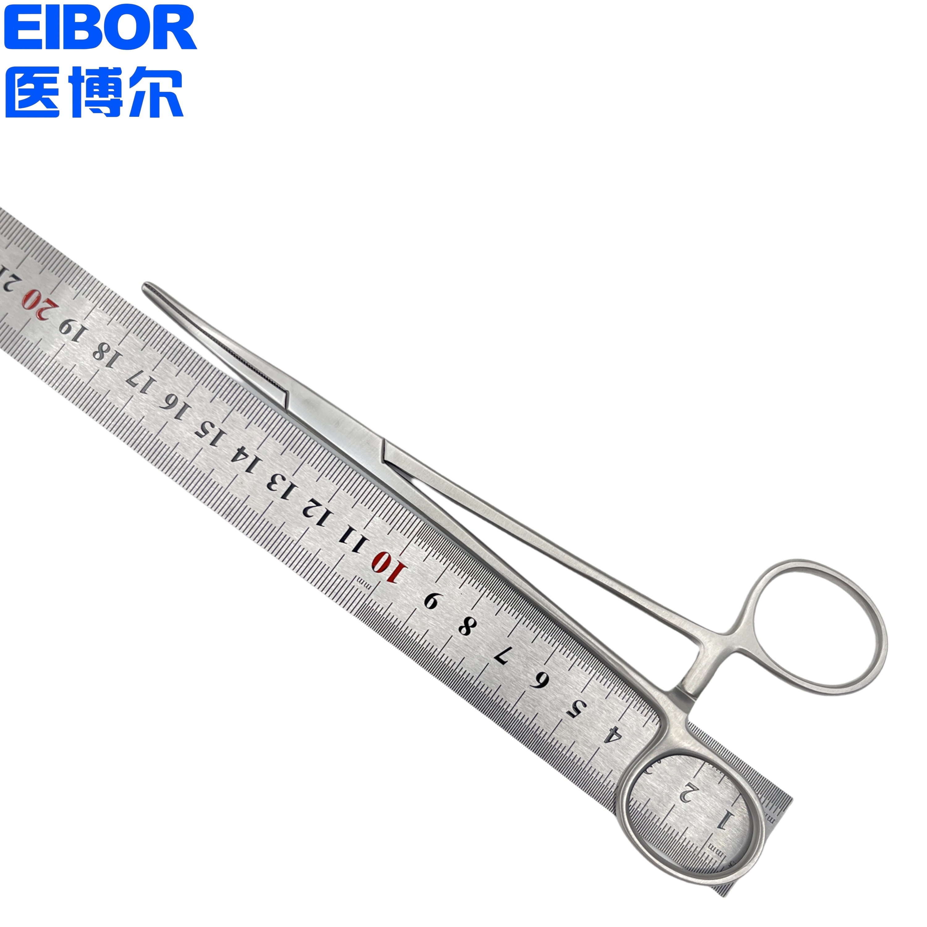 医用止血钳弯头哑光18cm