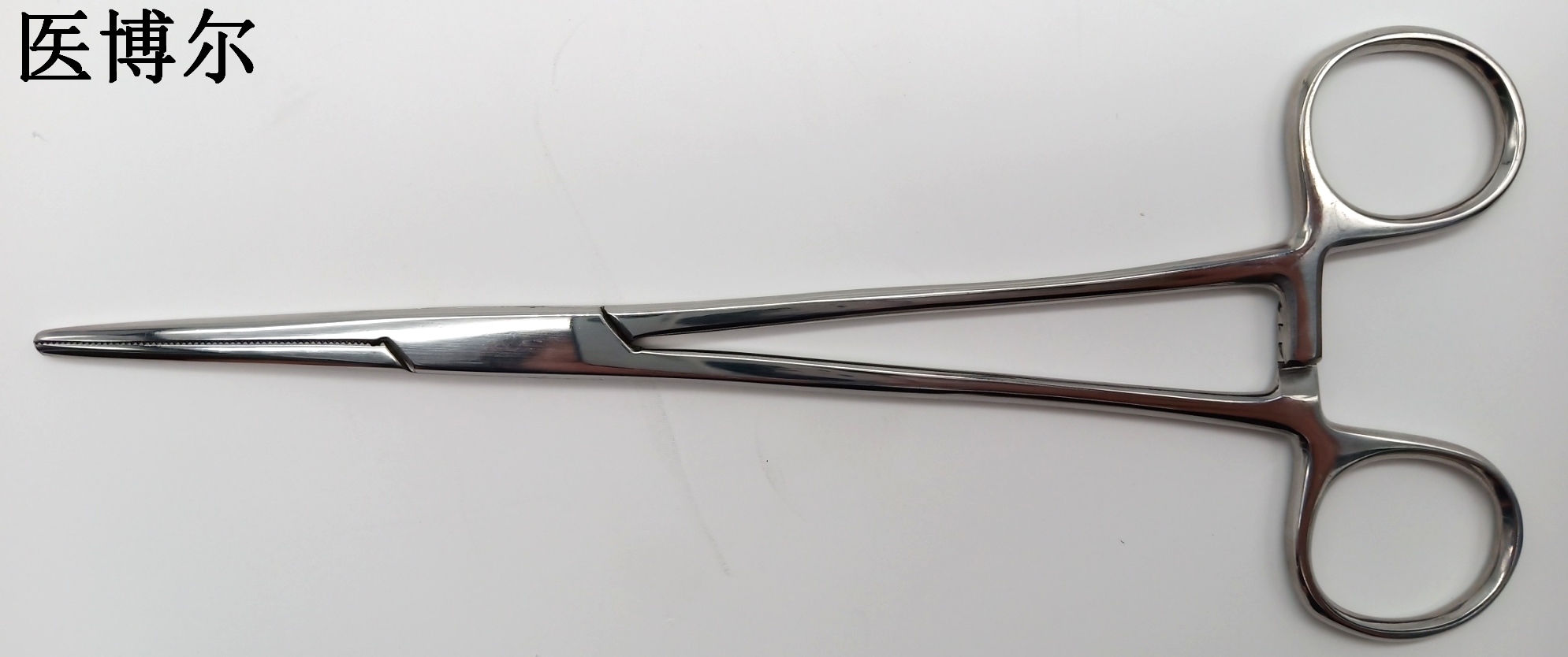 医用止血钳亮光直头18cm