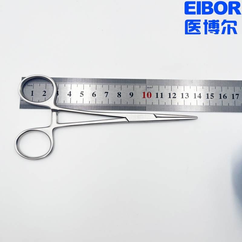 医用止血钳直头哑光14cm