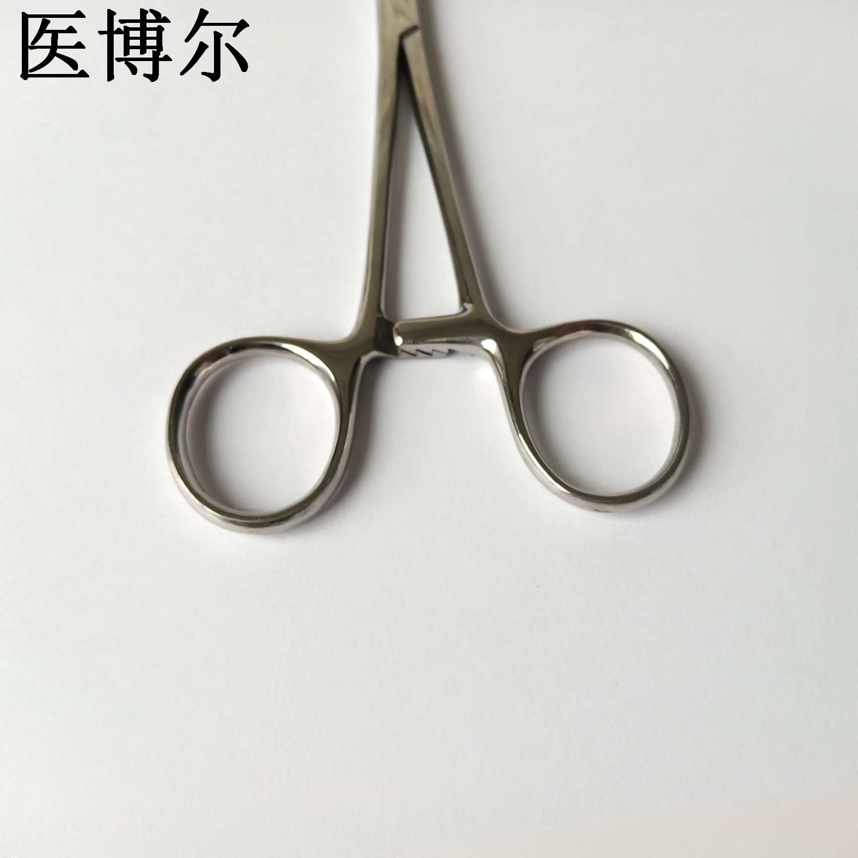 医用海绵钳/持物钳弯有齿18cm