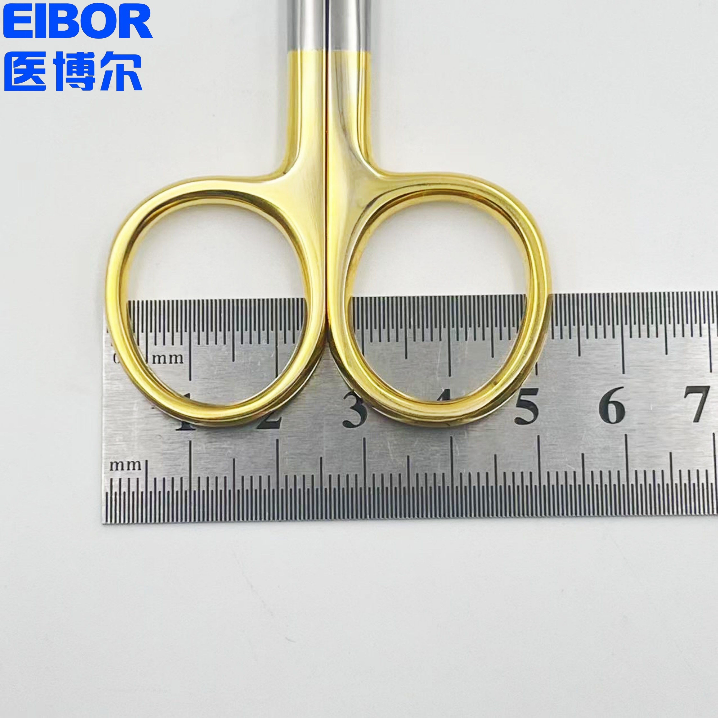 医用纱布剪刀14cm金柄