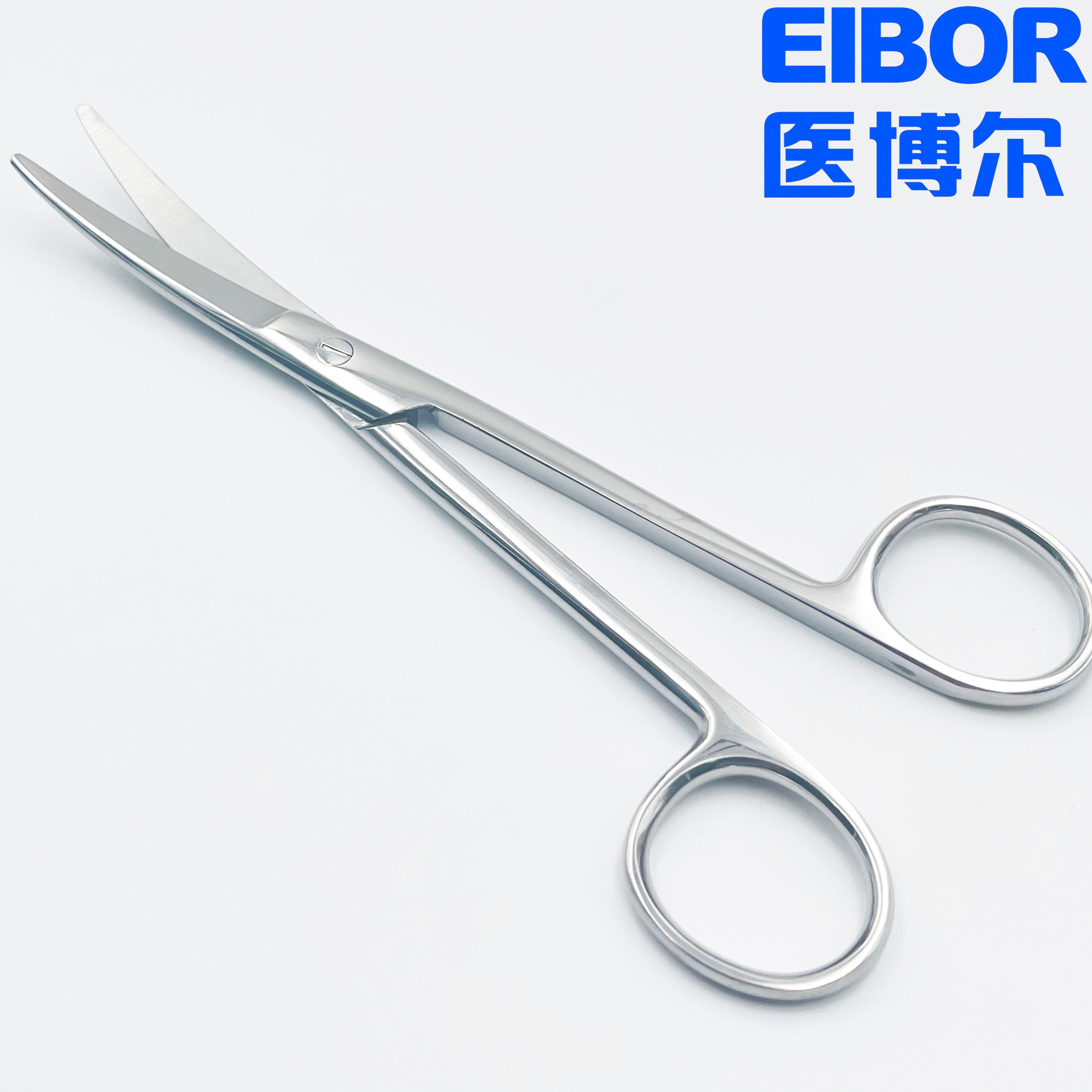 医用手术剪弯头哑光16cm