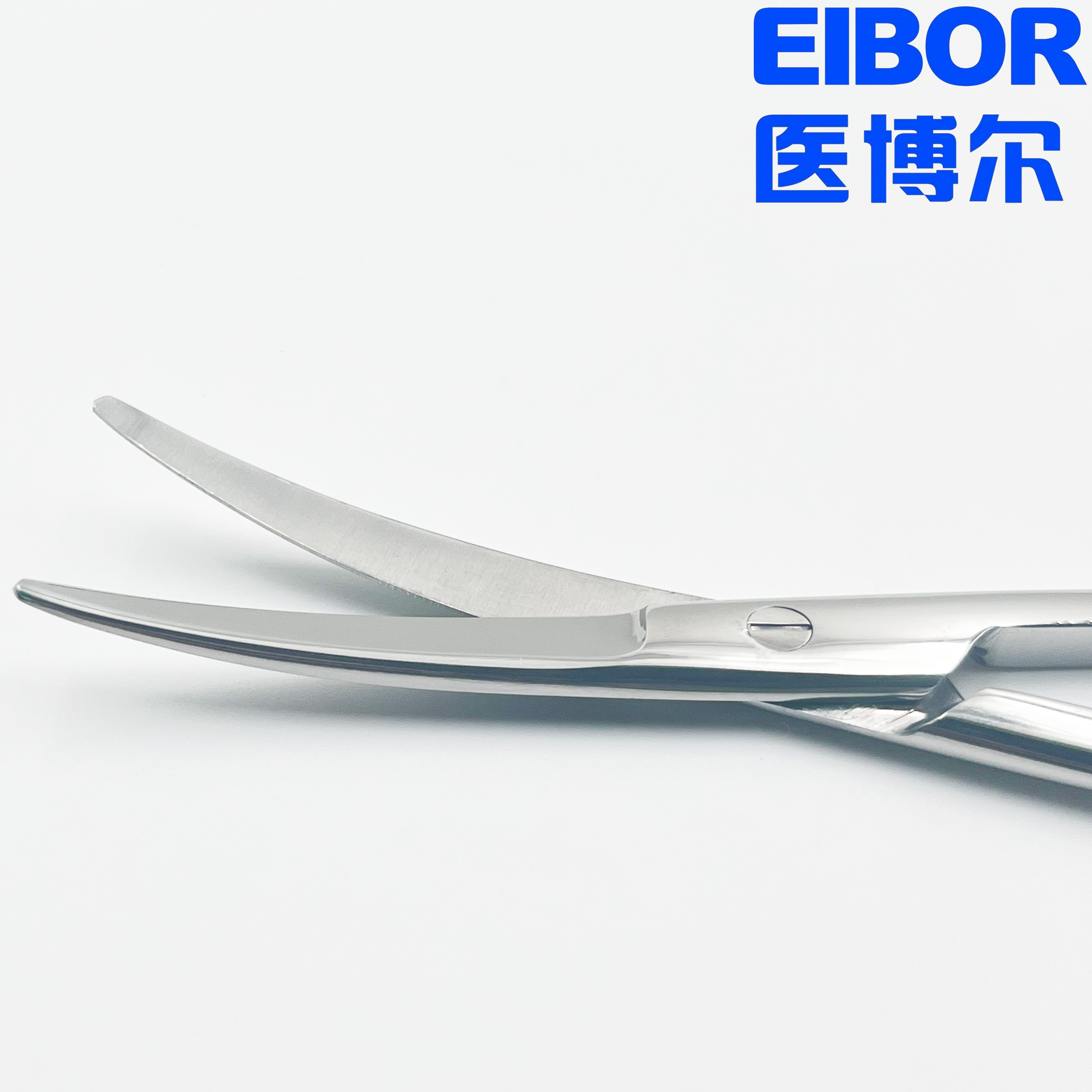 医用手术剪弯头哑光16cm