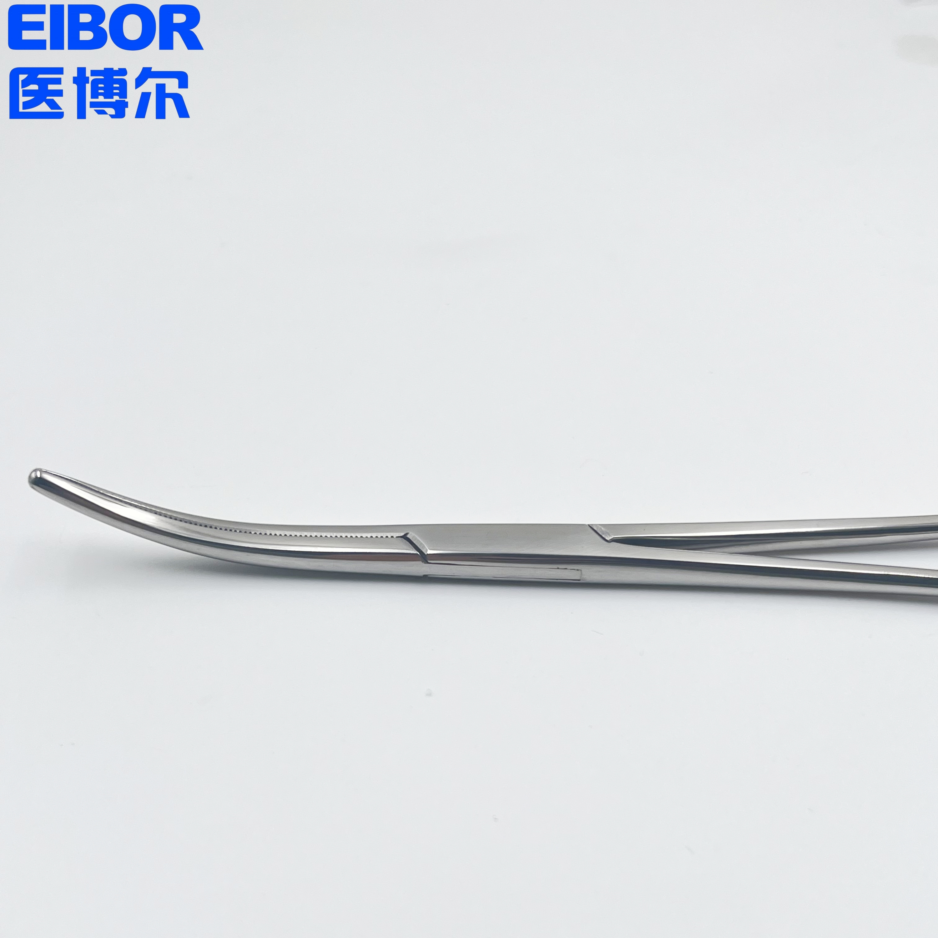 医用止血钳弯头哑光20cm