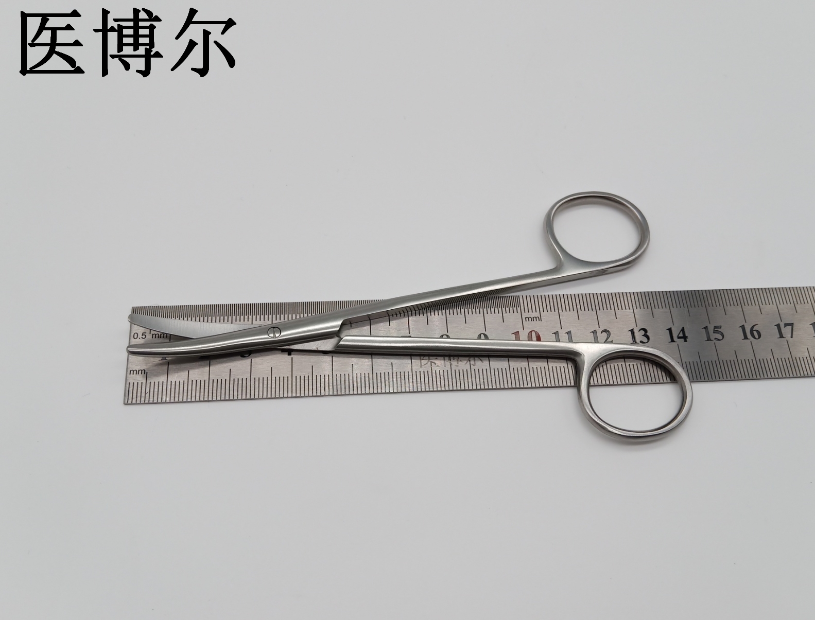 医用组织剪刀精细弯头14cm