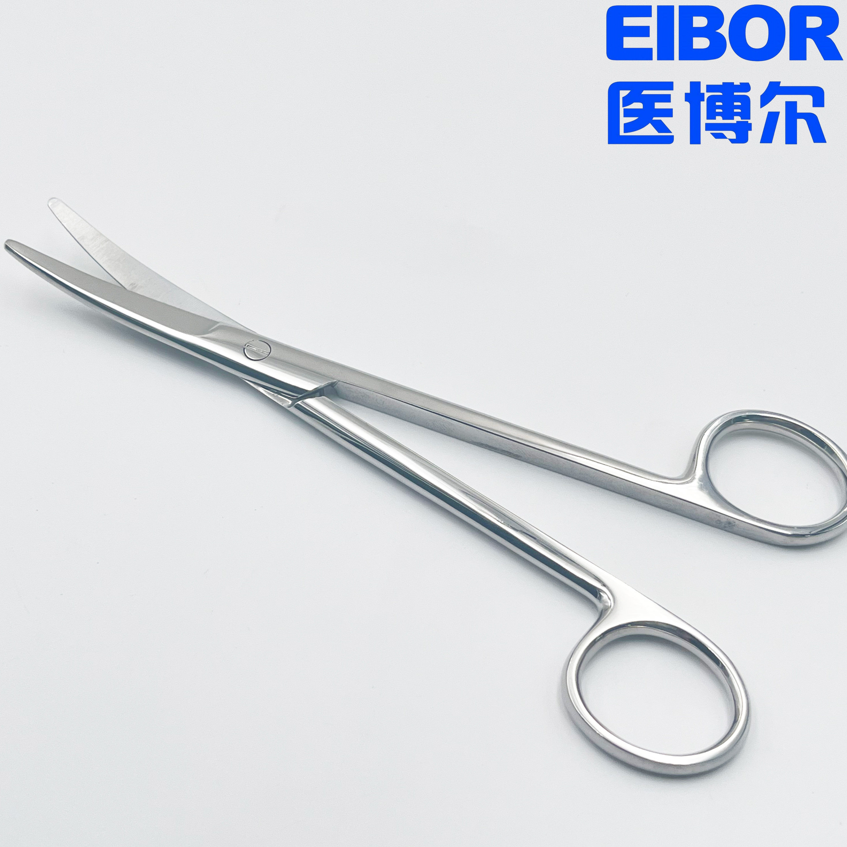 医用手术剪弯头哑光18cm