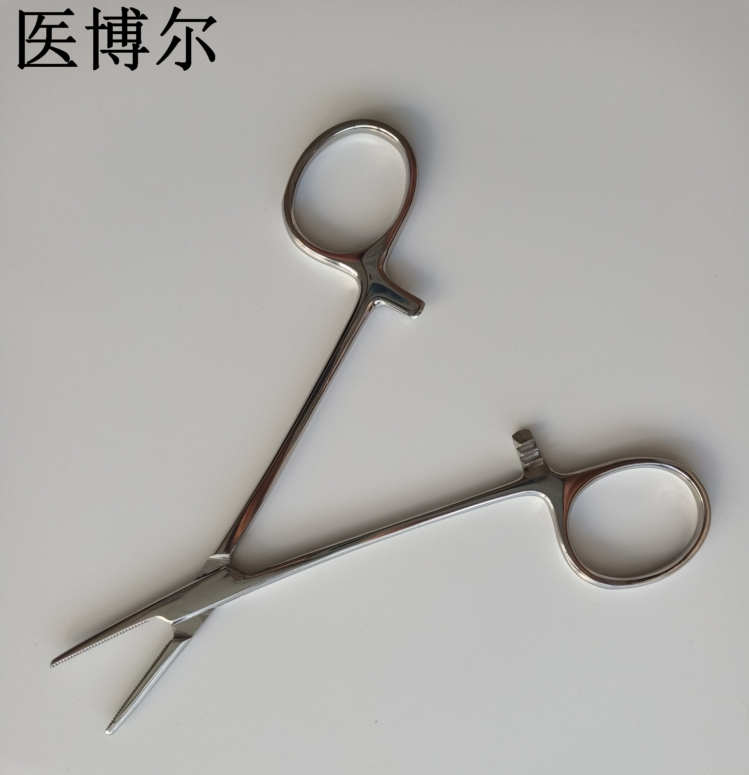 医用止血钳亮光直头12.5cm