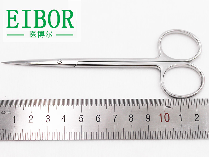 医用线剪直尖精细12.5cm