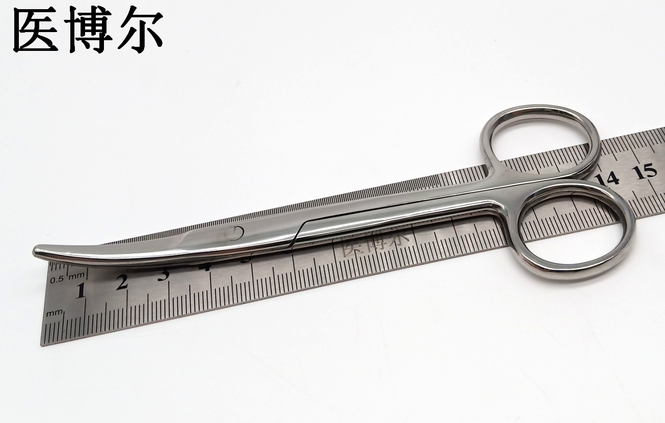 医用组织剪刀弯头14cm