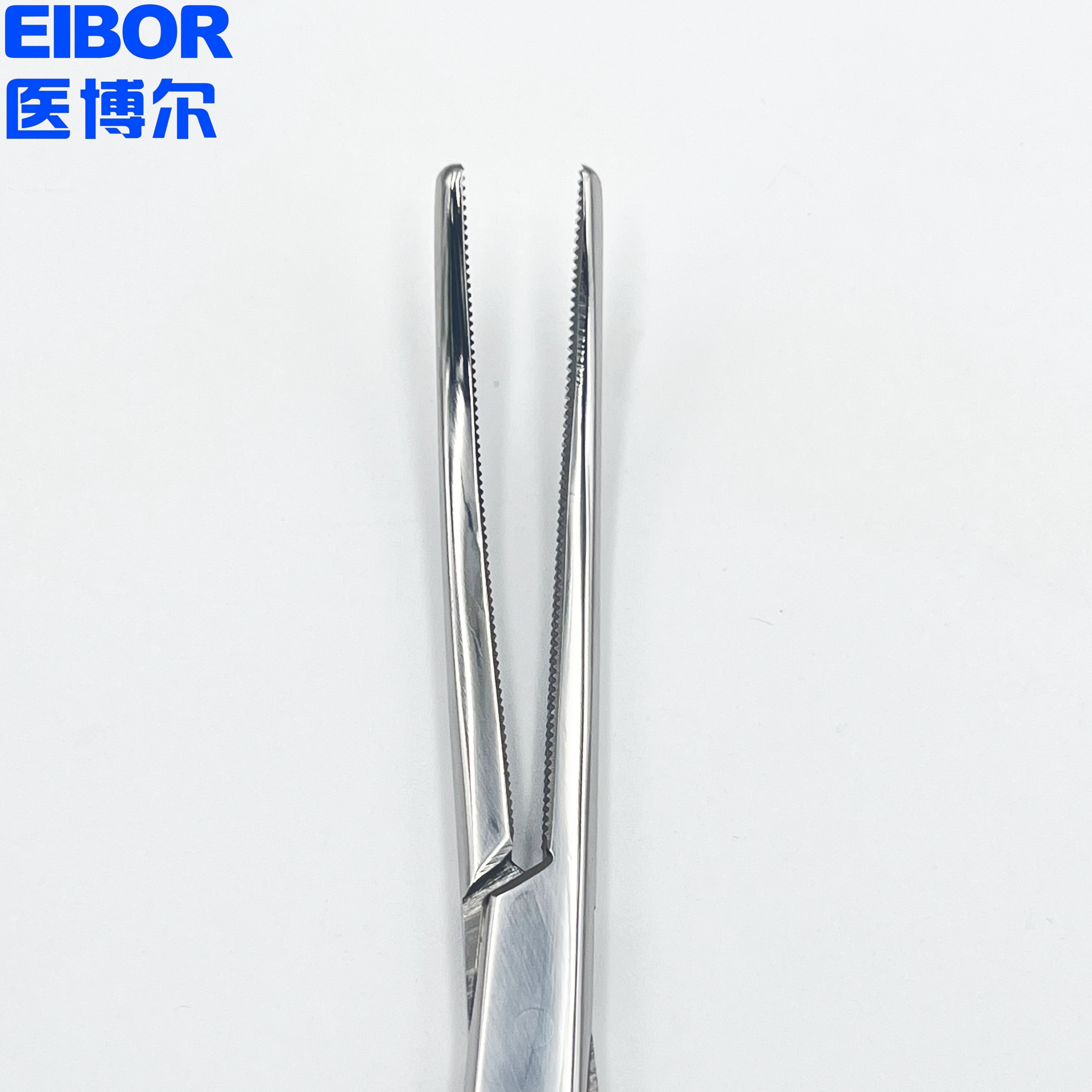 医用止血钳弯头哑光20cm