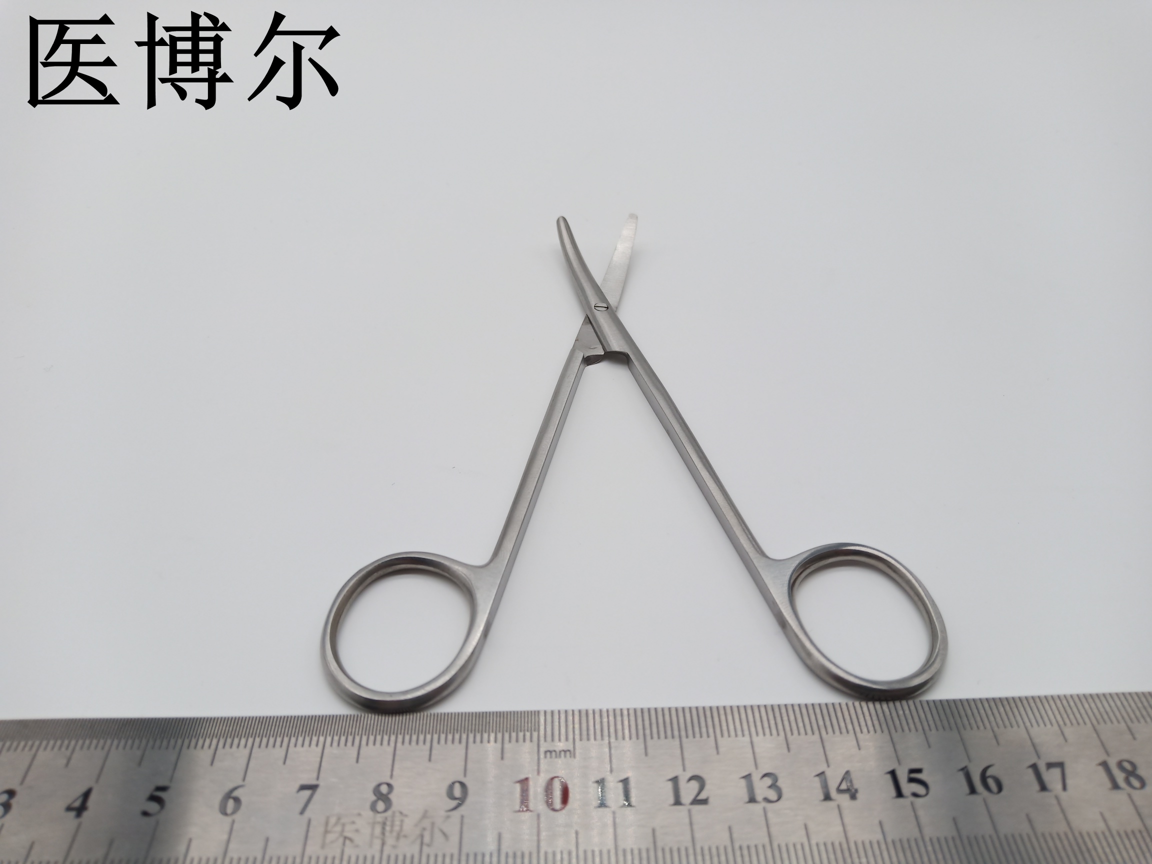医用组织剪刀精细弯头14cm