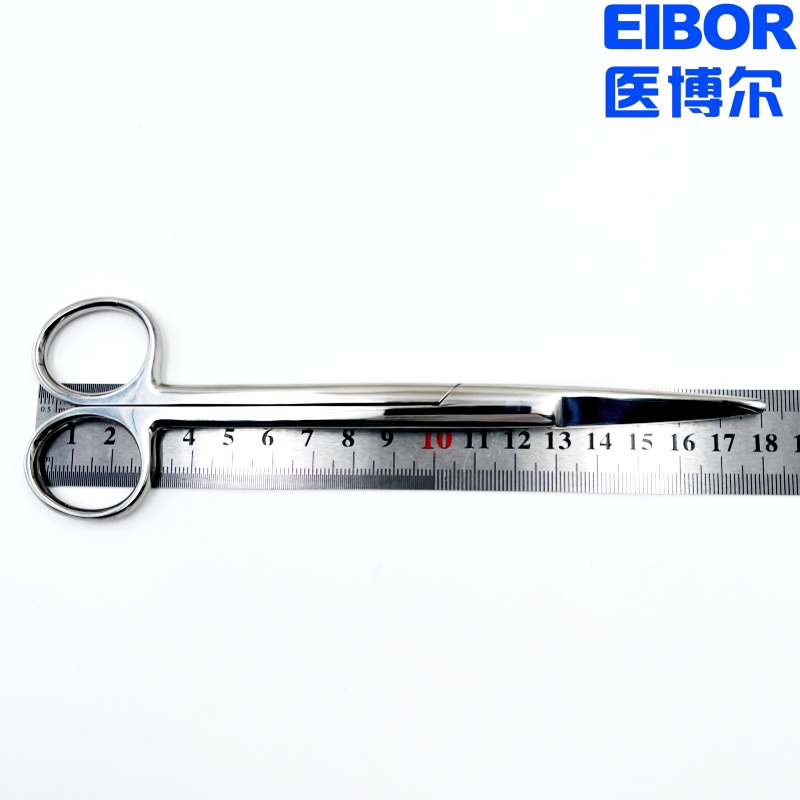 医用手术剪直头哑光18cm