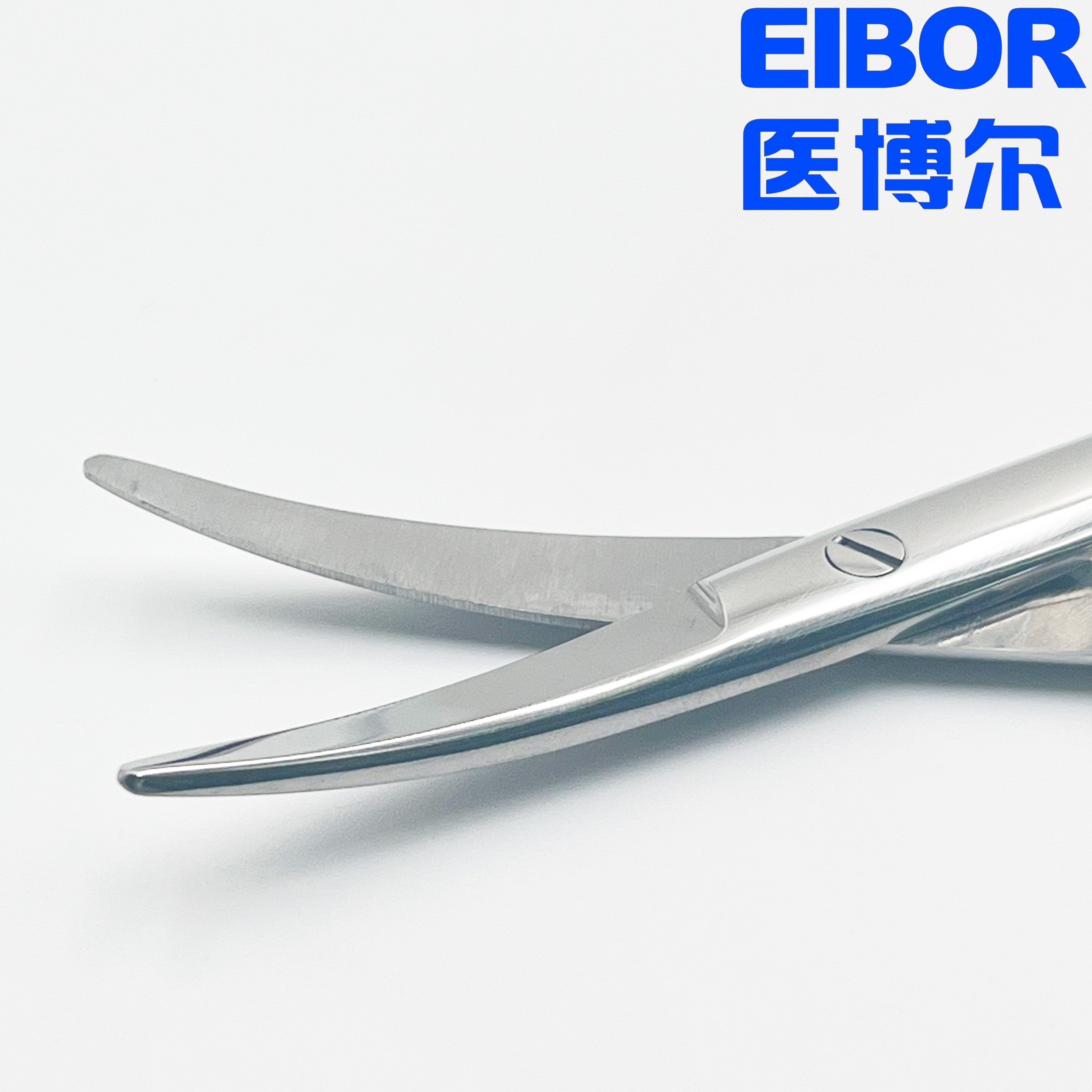 医用手术剪弯头哑光14cm