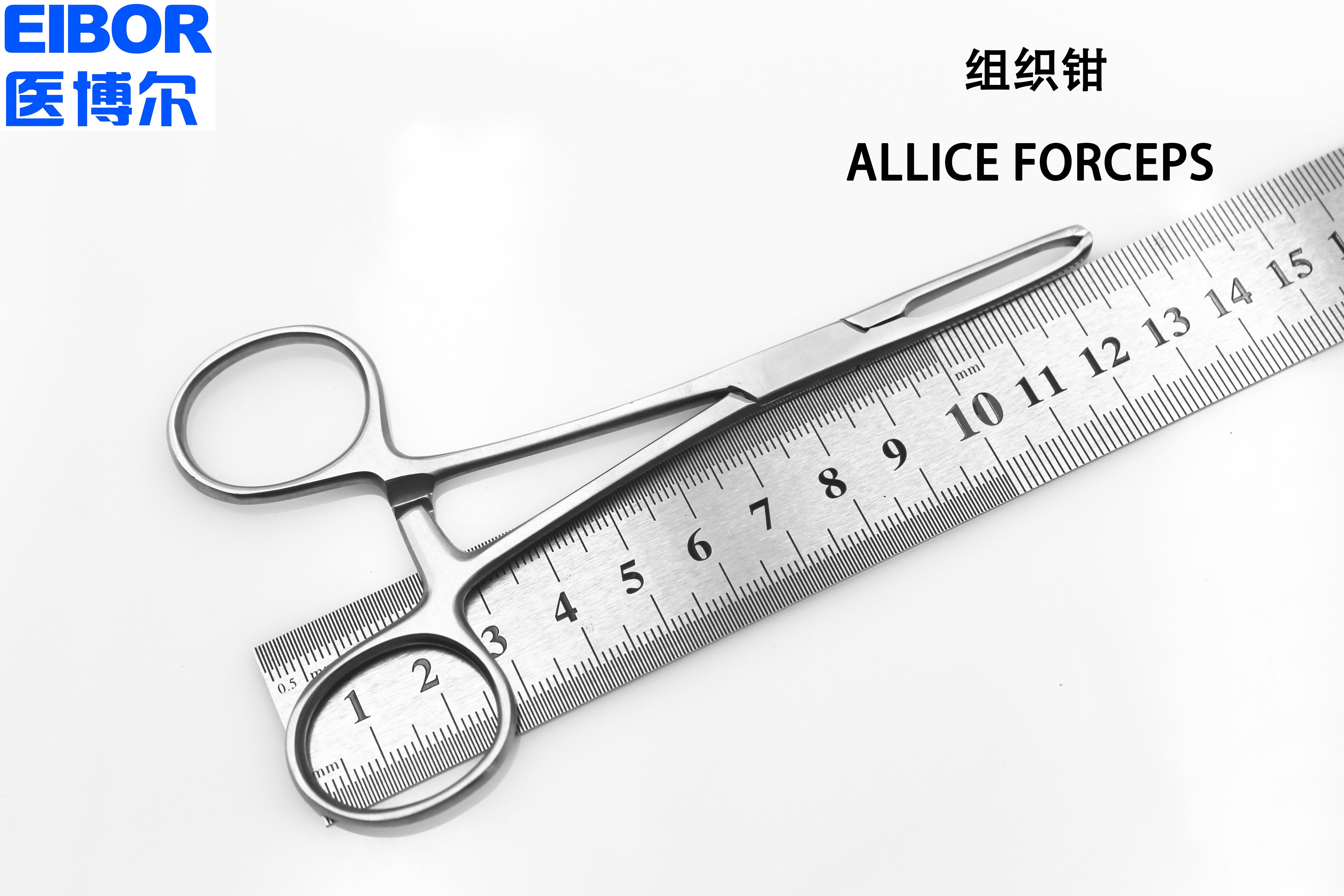 医用组织钳哑光13cm