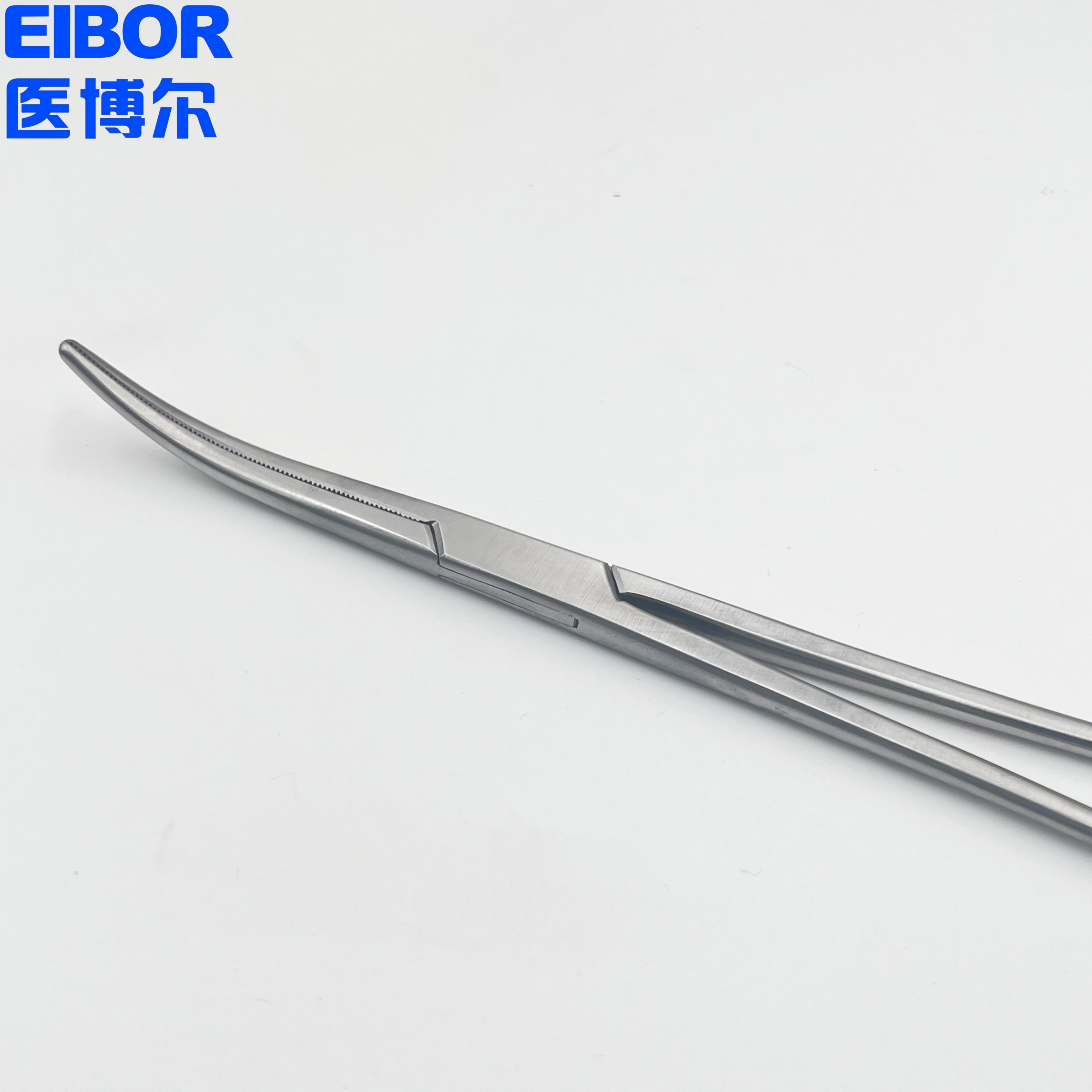 医用止血钳弯头哑光22cm