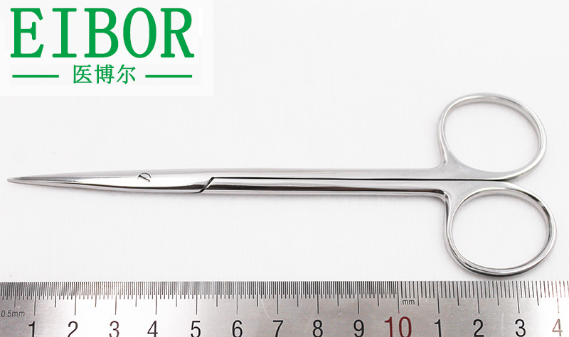 医用线剪弯尖精细12.5cm