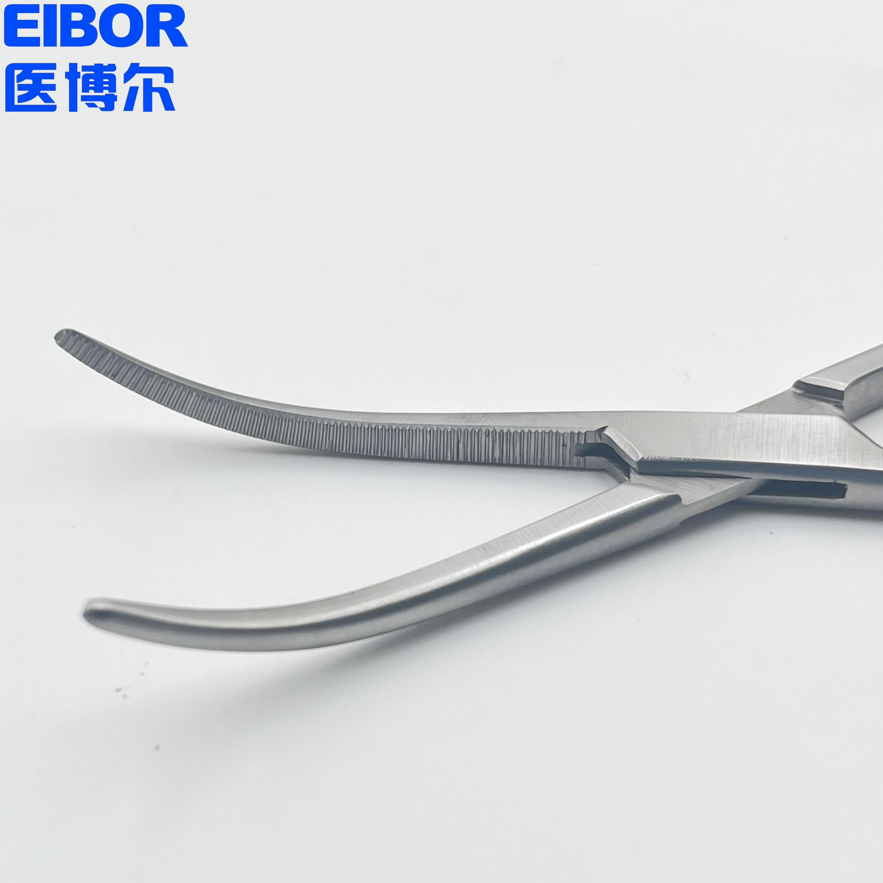 医用止血钳弯头哑光22cm