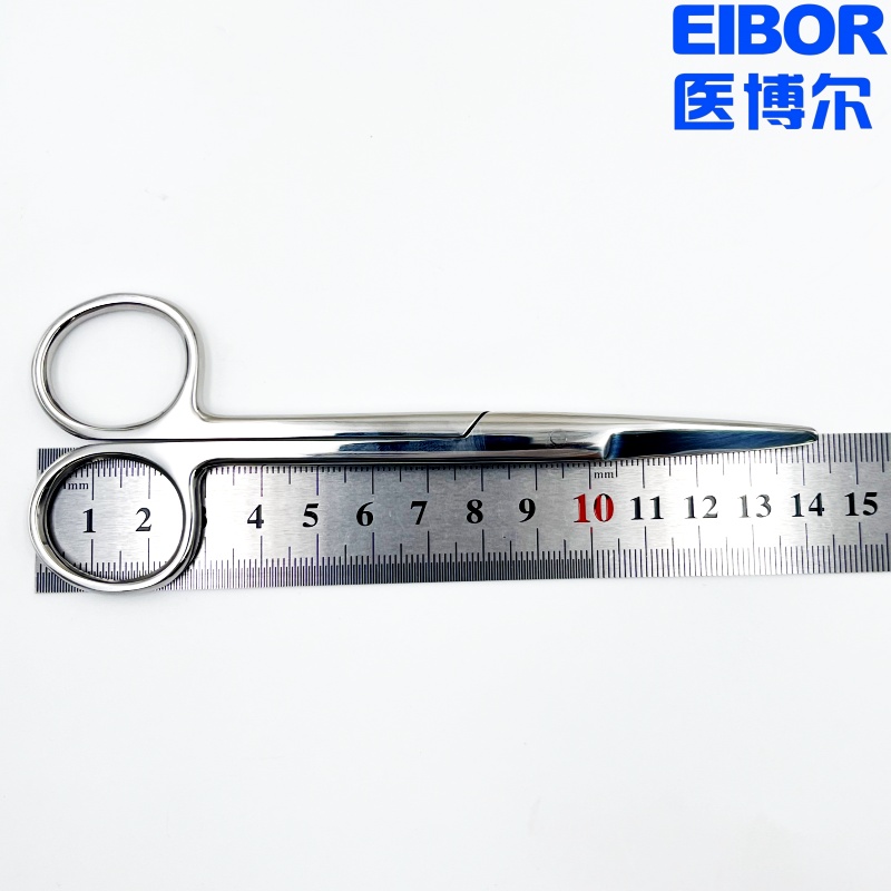 医用手术剪直头哑光14cm