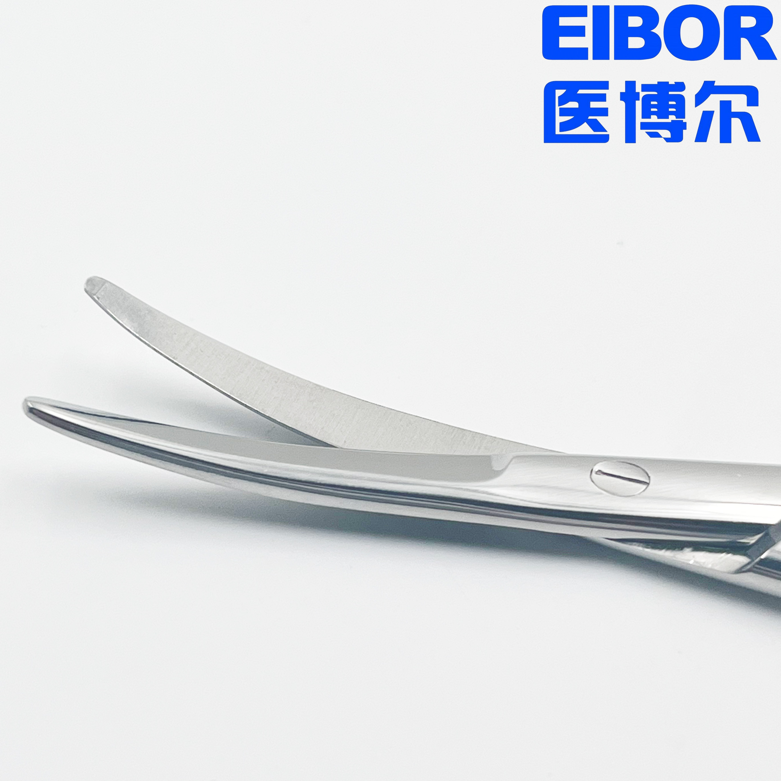 医用手术剪弯头哑光12.5cm