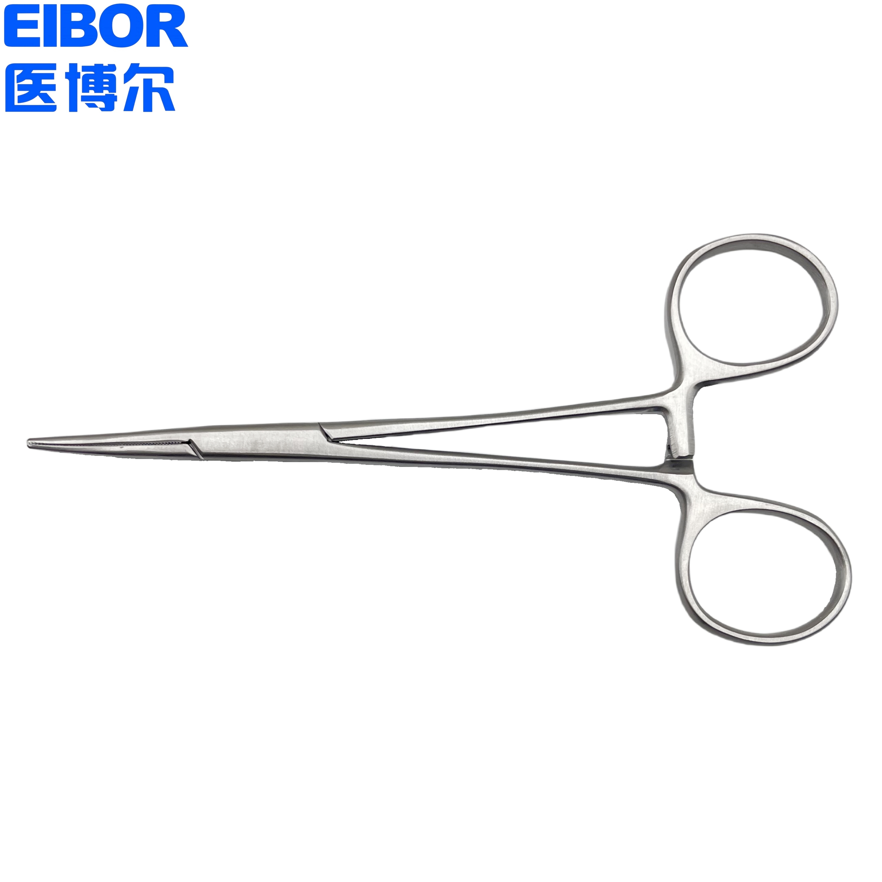 医用止血钳弯头哑光12.5cm