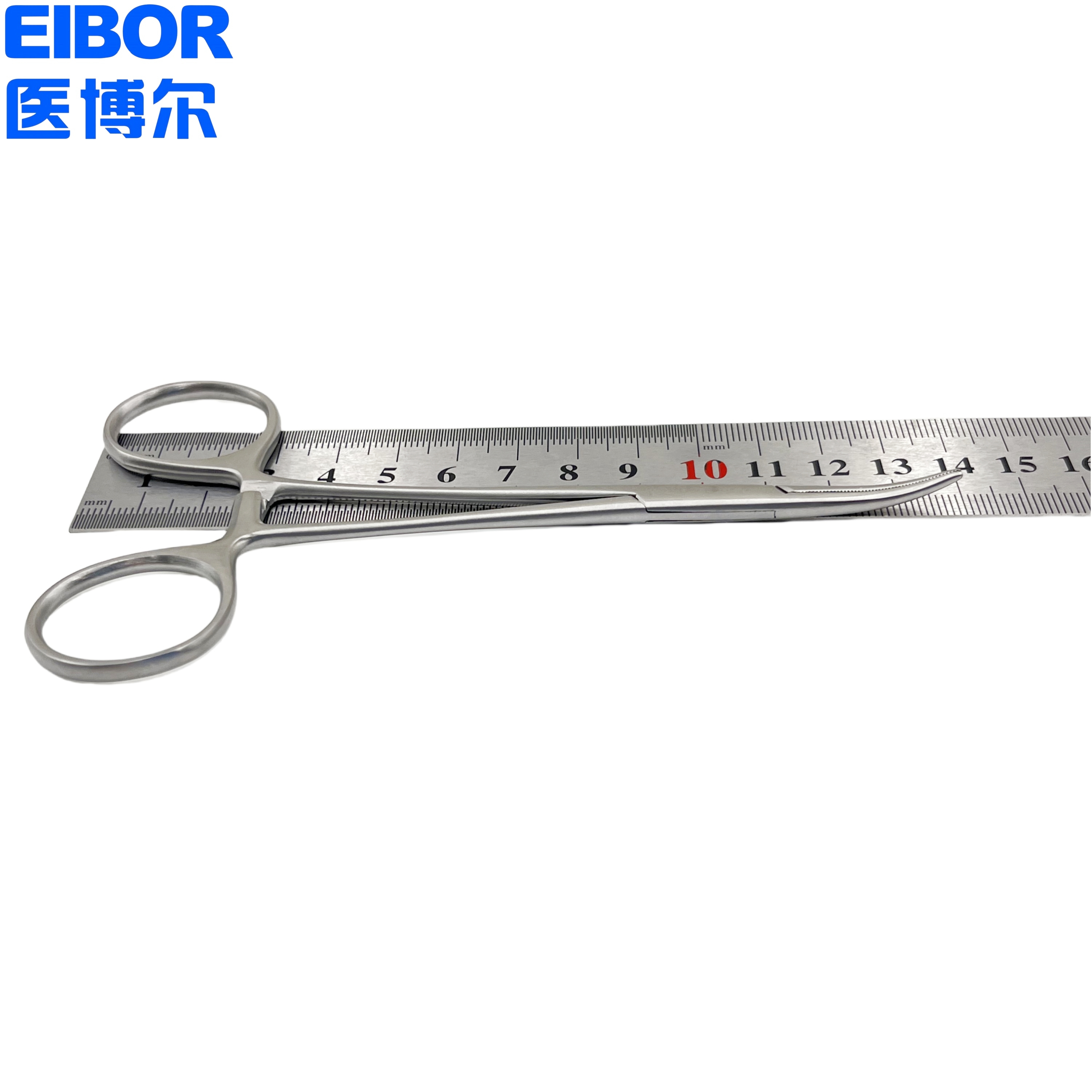 医用止血钳弯头哑光12.5cm