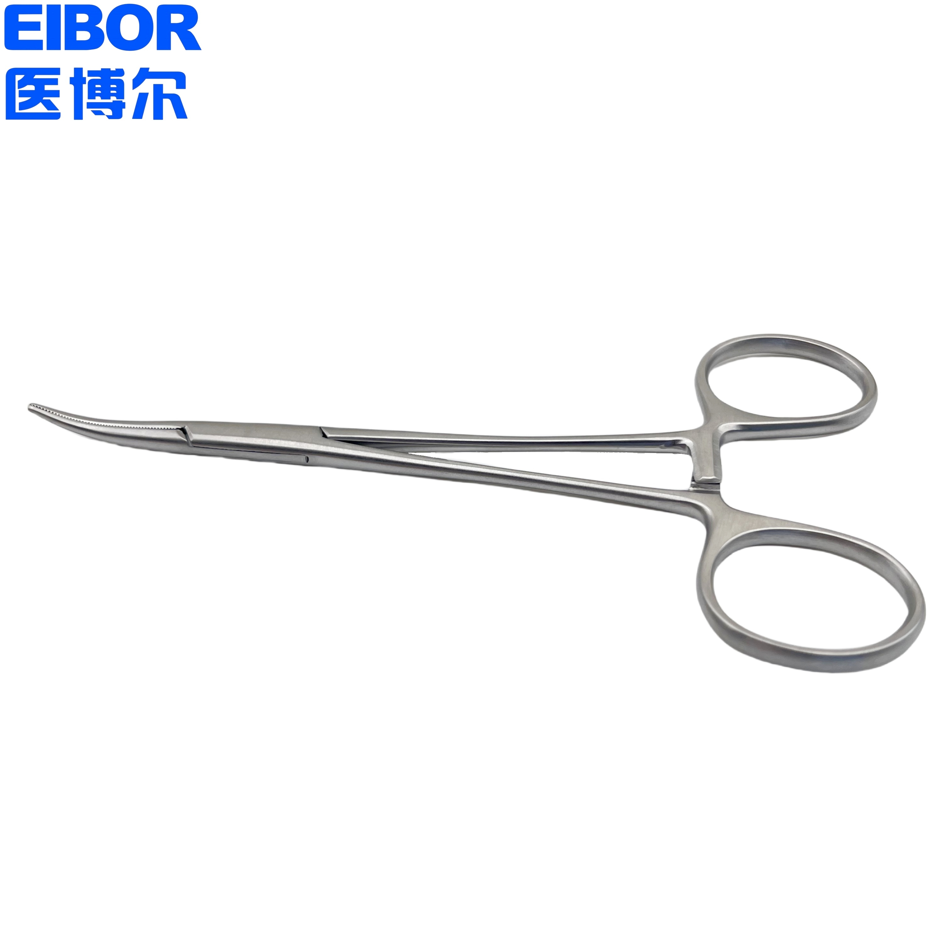 医用止血钳弯头哑光12.5cm