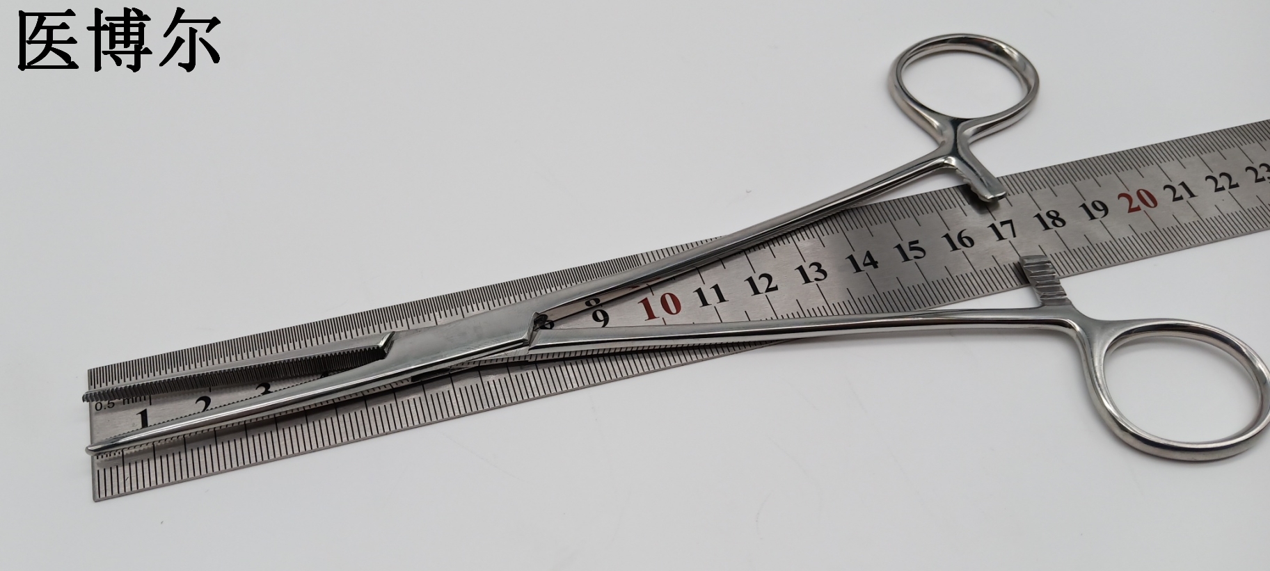 医用止血钳亮光直头20cm