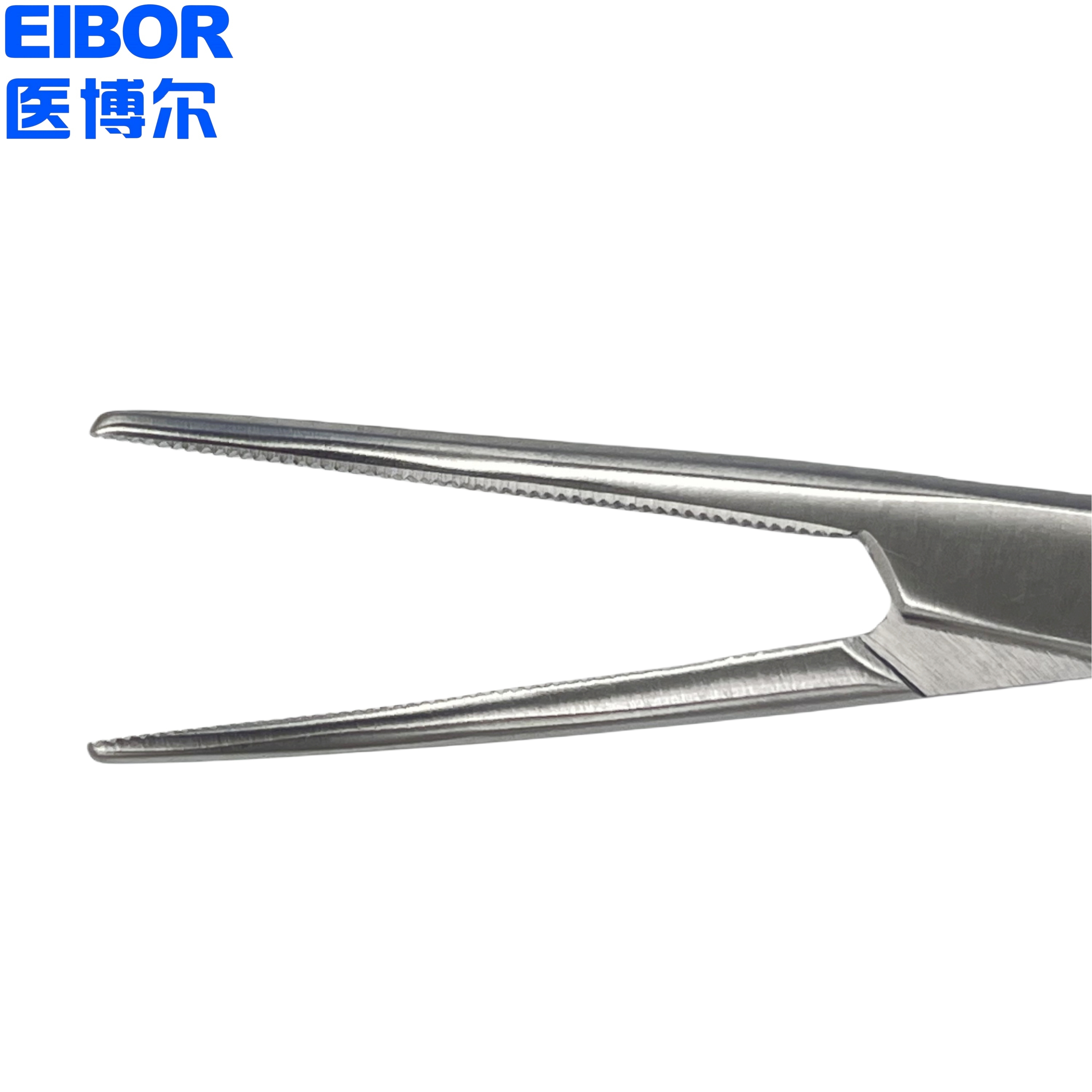 医用止血钳弯头哑光16cm