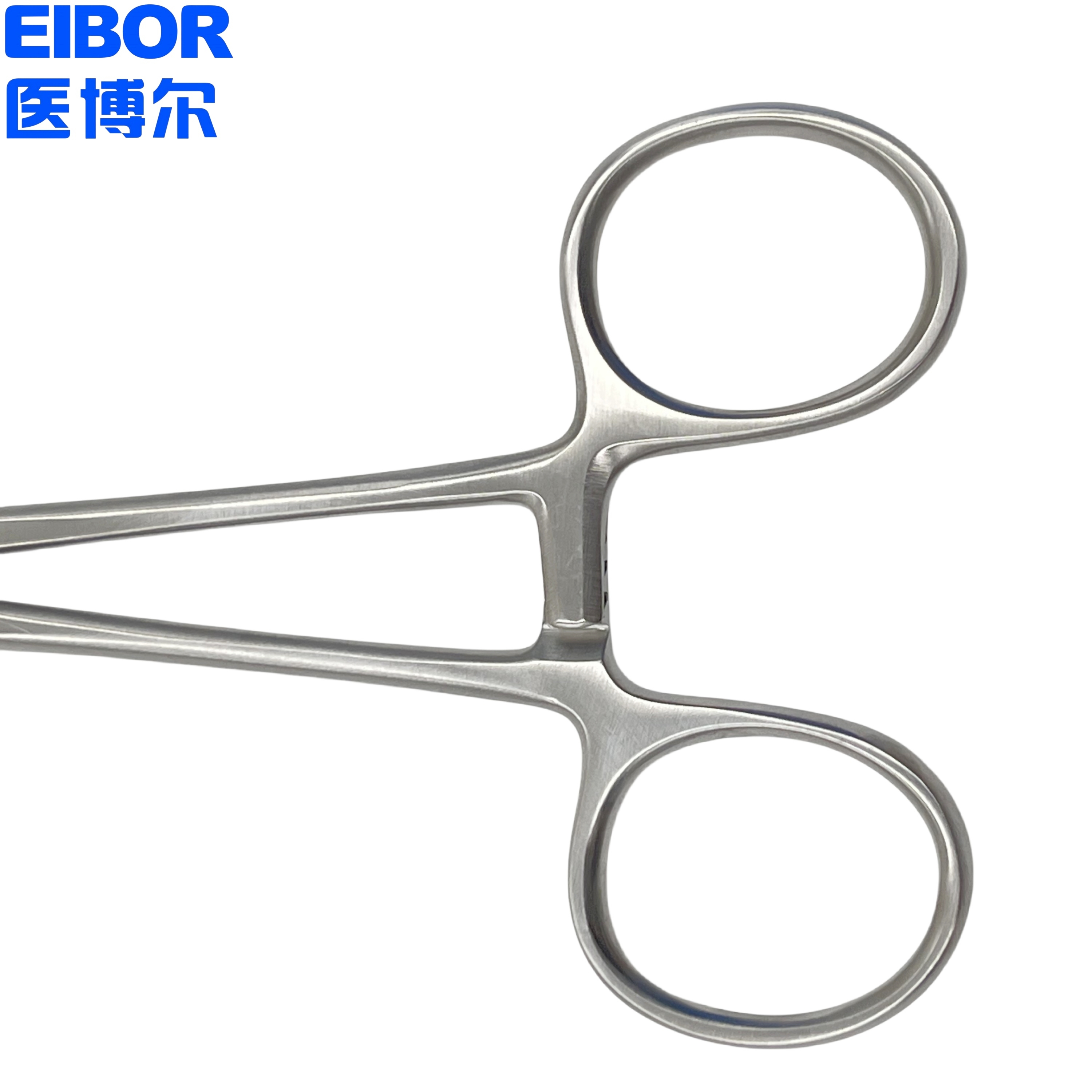 医用止血钳弯头哑光16cm