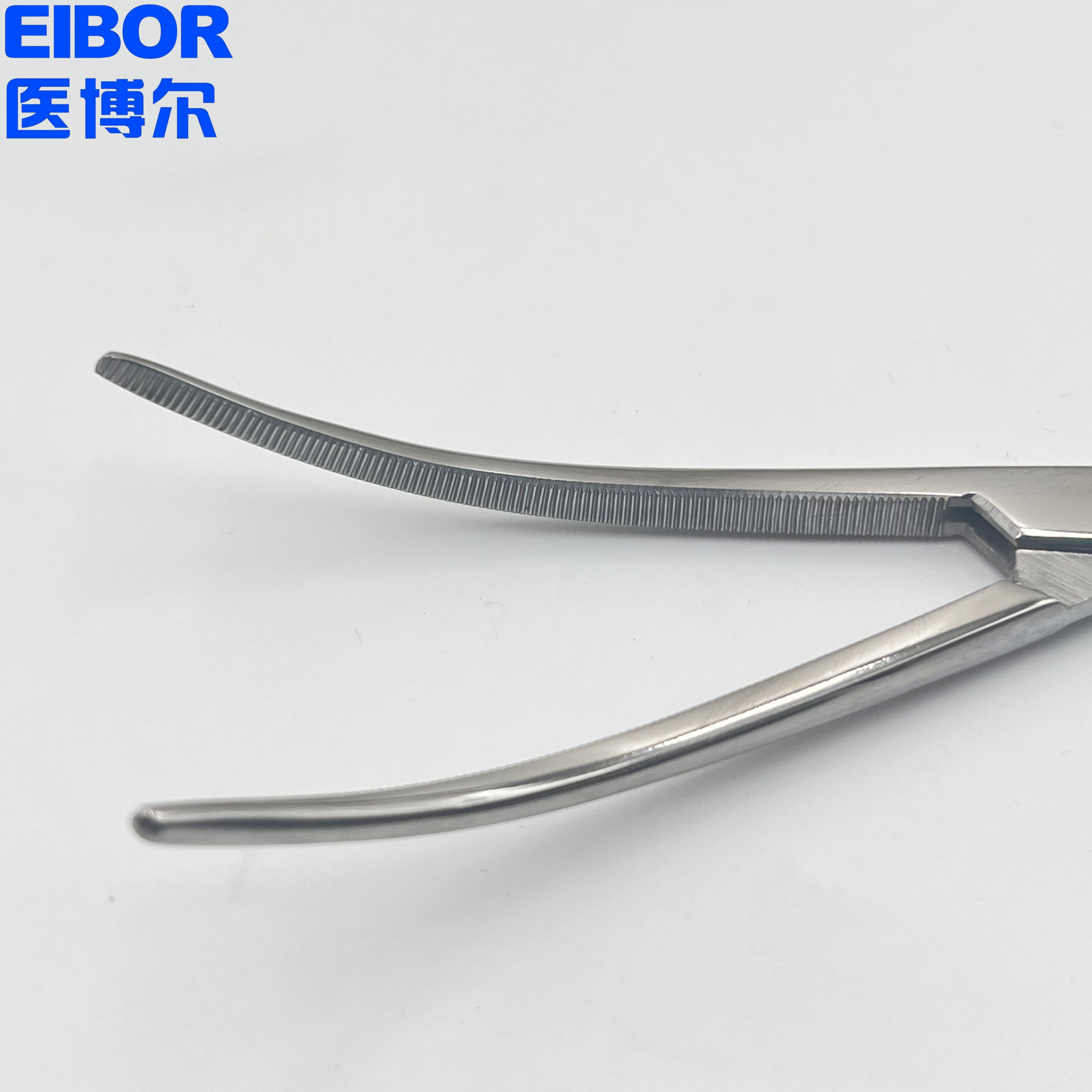 医用止血钳弯头哑光24cm