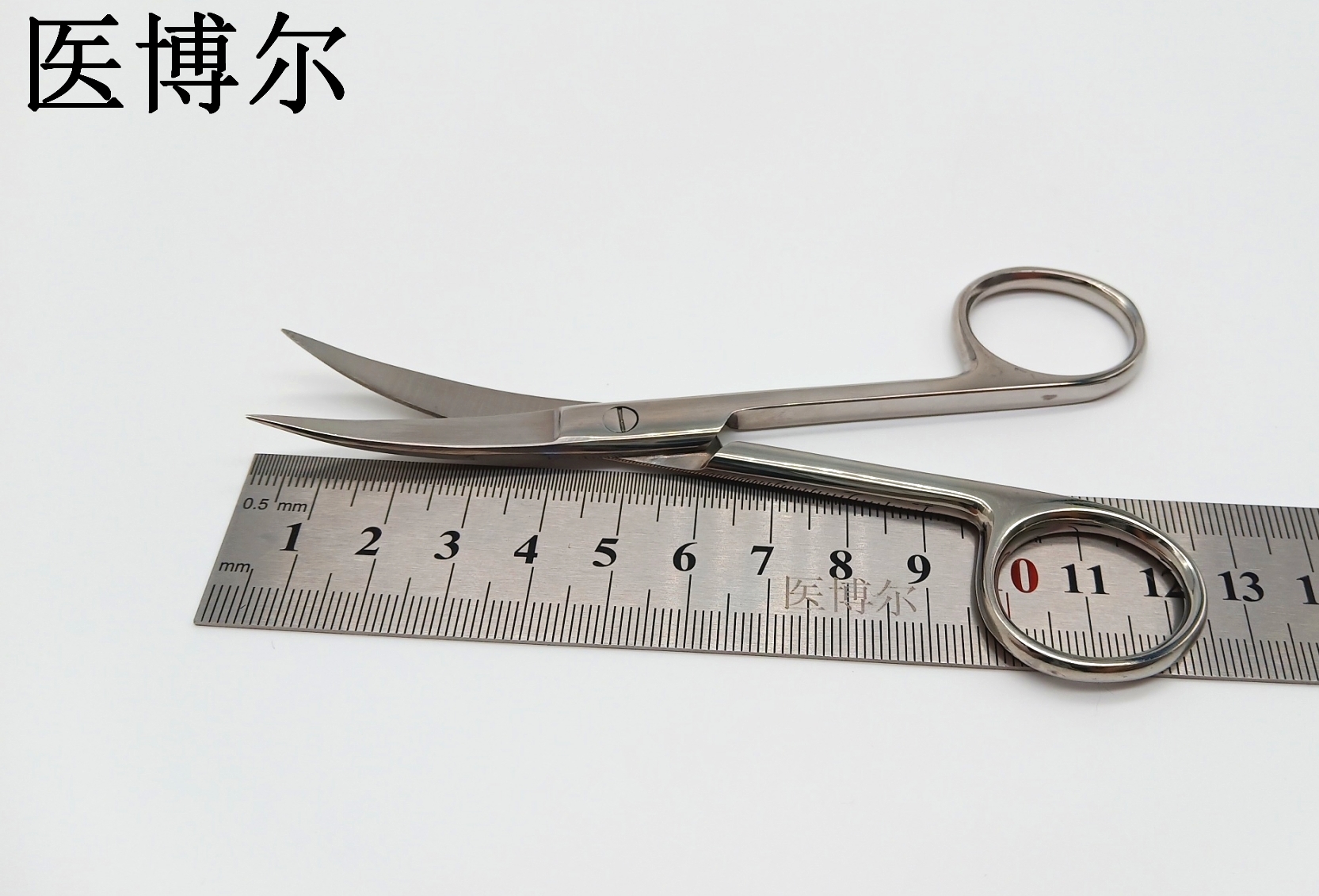 医用剪刀 线剪 弯尖 12.5cm