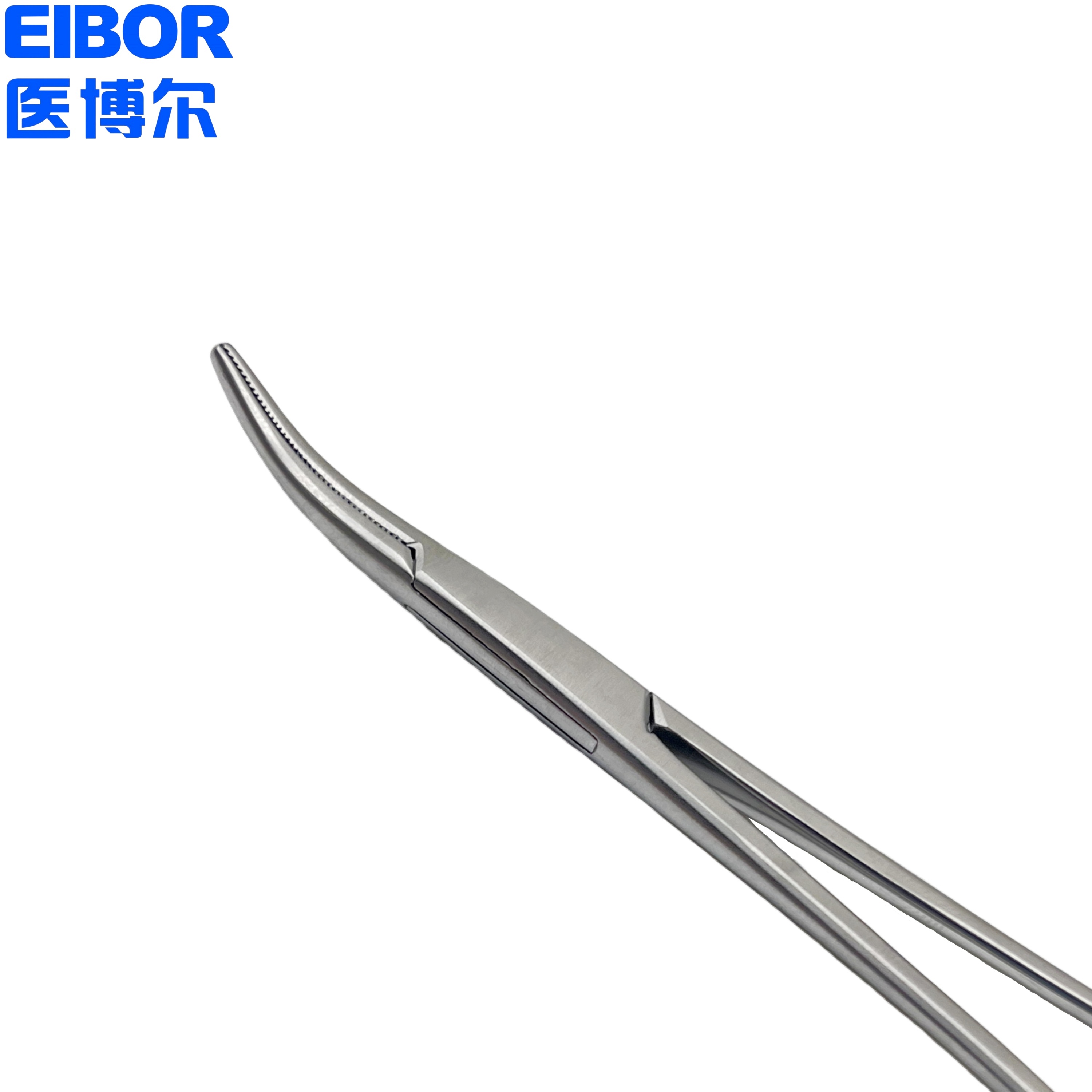 医用止血钳弯头哑光14cm
