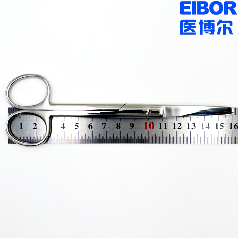 医用手术剪直头哑光16cm